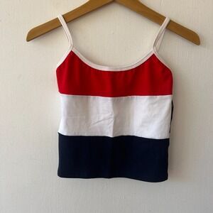 Bal Togs Cropped Dance Top Womens Small Deadstock NWT VTG Americana Stretchy